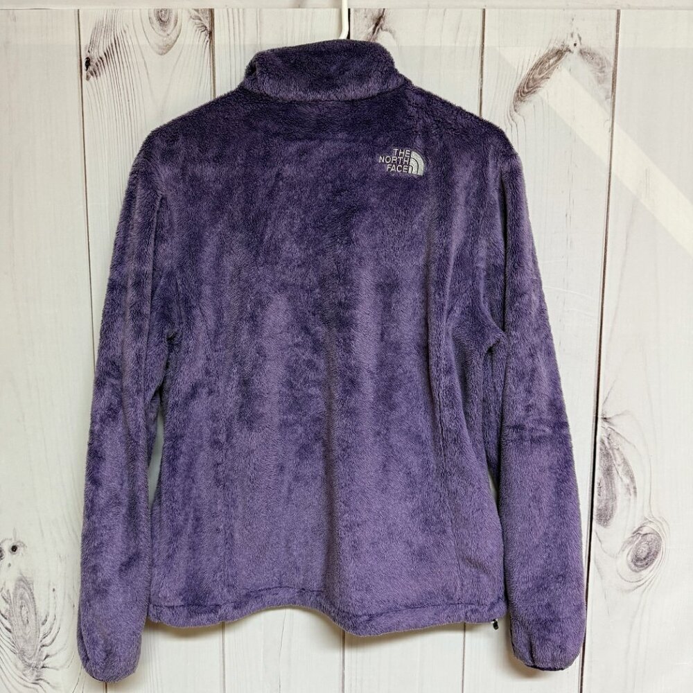 The North Face Women’s Osito‎ Jacket M Purple Plush Fleece EUC - Picture 3 of 10
